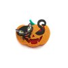 Laliblue Pumpkin brooch with kitten