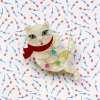 She Loves Blooms Baubles Kitty Brooch