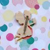 She Loves Blooms Carol the Christmas Pudding Fairy Brooch
