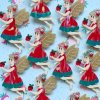 She Loves Blooms Carol the Christmas Pudding Fairy Brooch