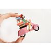 LaliBlue Girl on Vespa Brooch