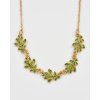 Fable England Oak Leaf Gold Choker Necklace