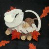 Tantalising Treasures Autumn Mouse Brooch (V2)