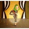 LaliBlue Brož Dívka Beetlejuice