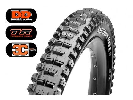 13690 plast maxxis minion dhr ii 27 5x2 30 kevlar dd tr 120 tpi 3c maxx terra