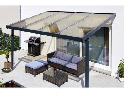 Hliníková pergola Terrasendach Premium bronzový akryl antracitová konstrukce www.best4house.cz 1