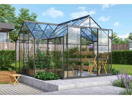 sklenik vitavia sirius sklo cerny best4house
