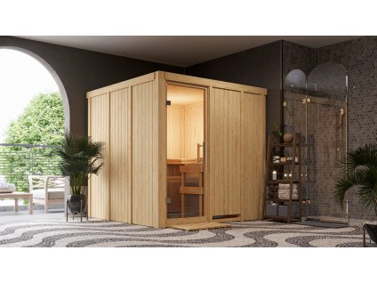 finska sauna karibu rodin best4house