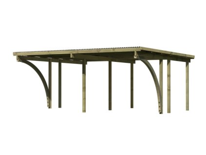 Přístřešek pro dvě auta carport KARIBU ECO 1A