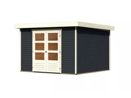 Dřevěný domek KARIBU ASKOLA 6 (38652) antracit