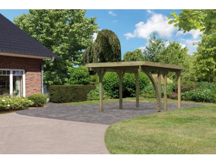 Přístřešek na auto carport KARIBU CLASSIC 1B 2,73 x 3,94 m