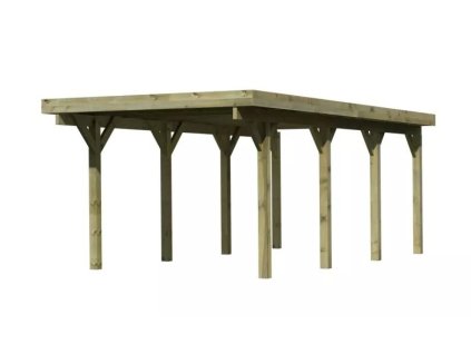 Přístřešek na auto carport KARIBU CLASSIC 2A 2,73 x 5,86 m