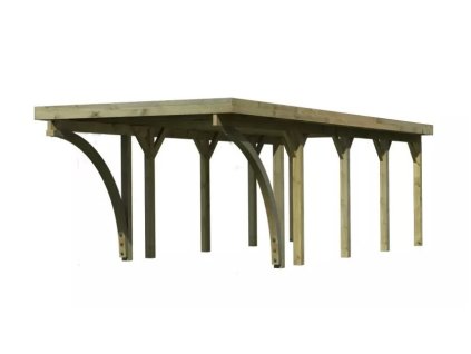 Přístřešek na auto carport KARIBU CLASSIC 3C 2,73 x 7,77 m