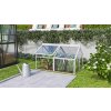 pareniste Vitavia Gaia Jumbo stribrne sklo best4house