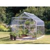 Zahradní skleník VITAVIA DIANA 11500 čiré sklo 3 mm, stříbrný