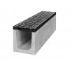 Spádový betonový žlab D400 s litinovou mříží www.best4house.cz