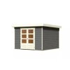 Dřevěný domek KARIBU ASKOLA 6 (9143) šedý