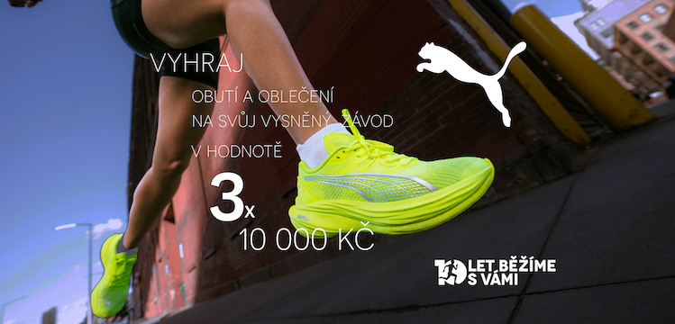 10 let Best4Run: vyhraj 3x Puma vybavení na závod za 10 000 Kč