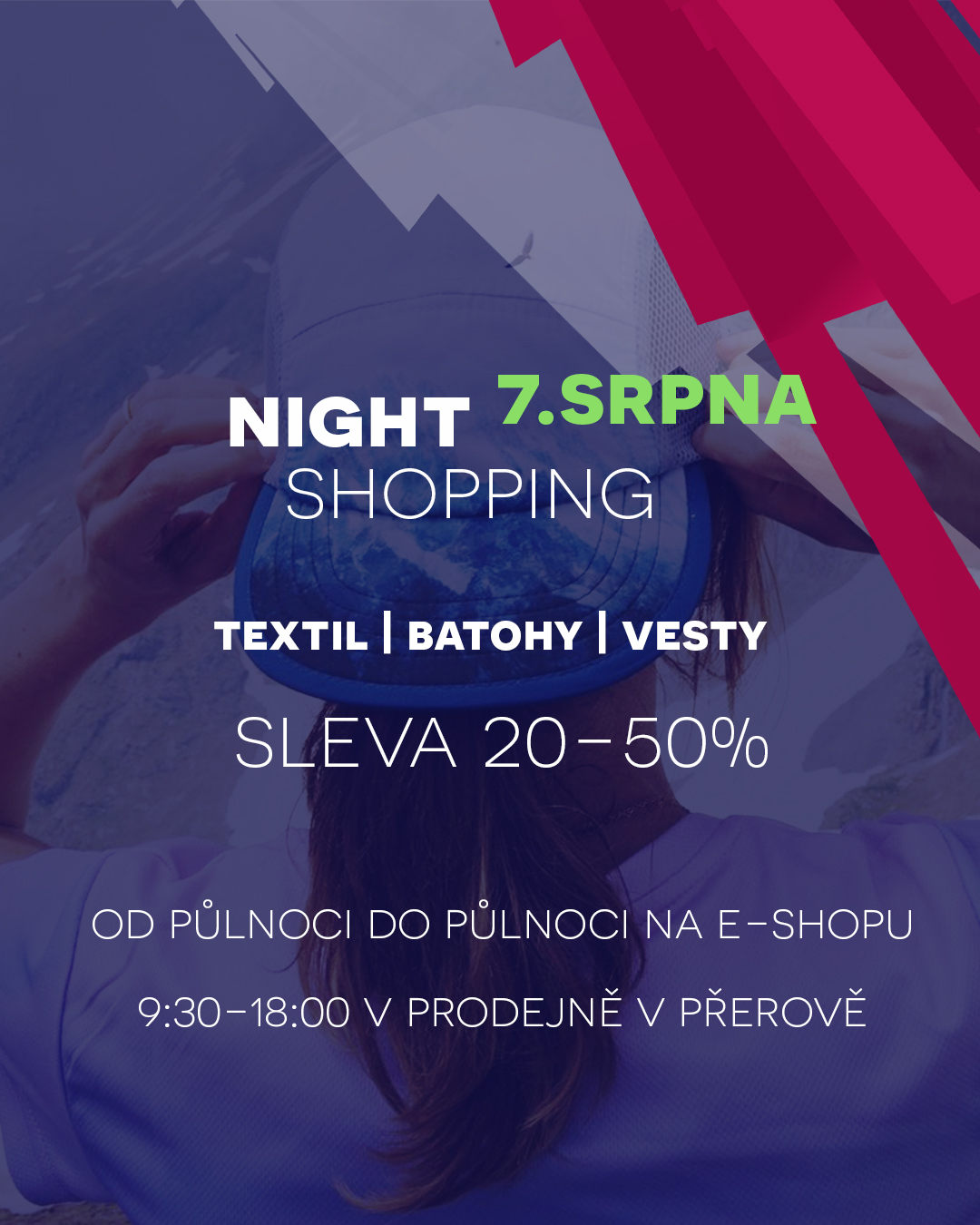 NightShopping: Textil a batůžky už v pátek