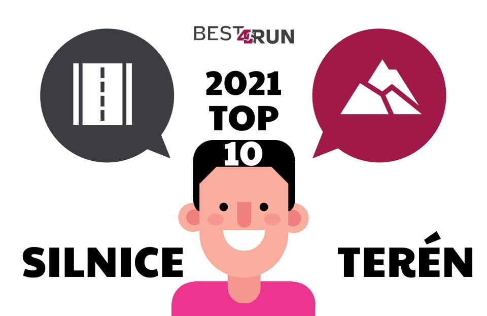 TOP 20 běžeckých bot za rok 2021 na silnici i do terénu podle Best4Run
