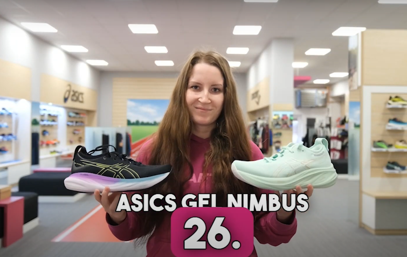 Asics Gel Nimbus 25 vs 26: Která bota je pohodlnější?