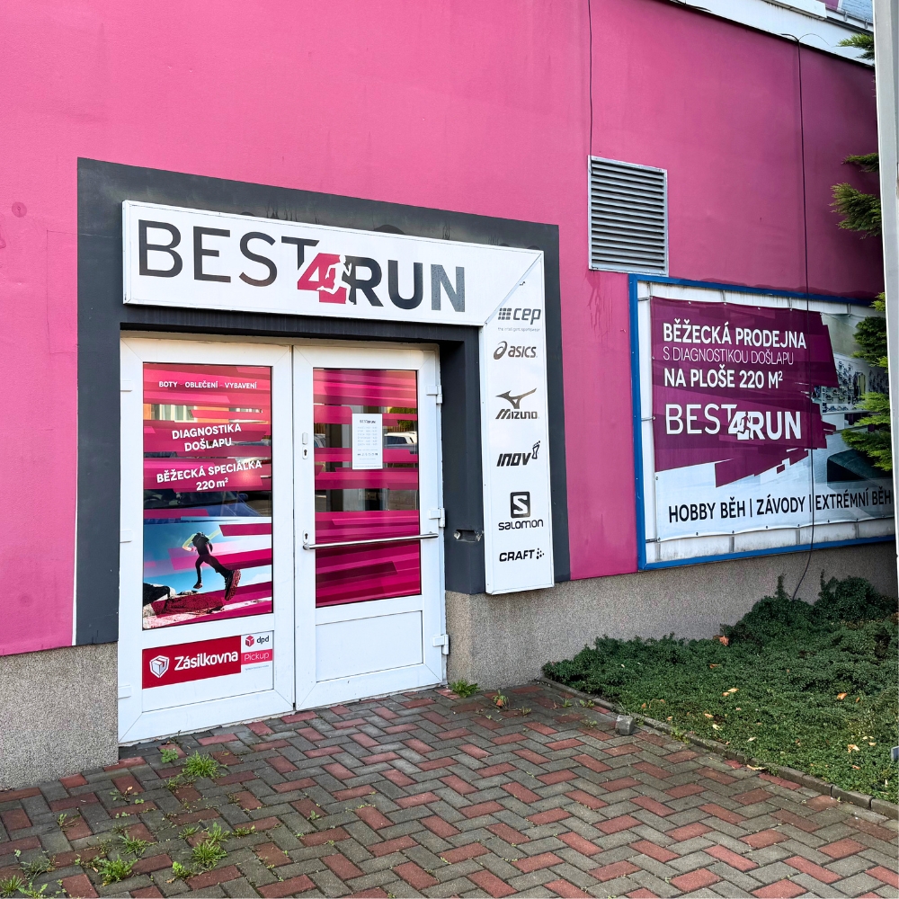 Vstup do běžecké prodejny Best4Run Přerov