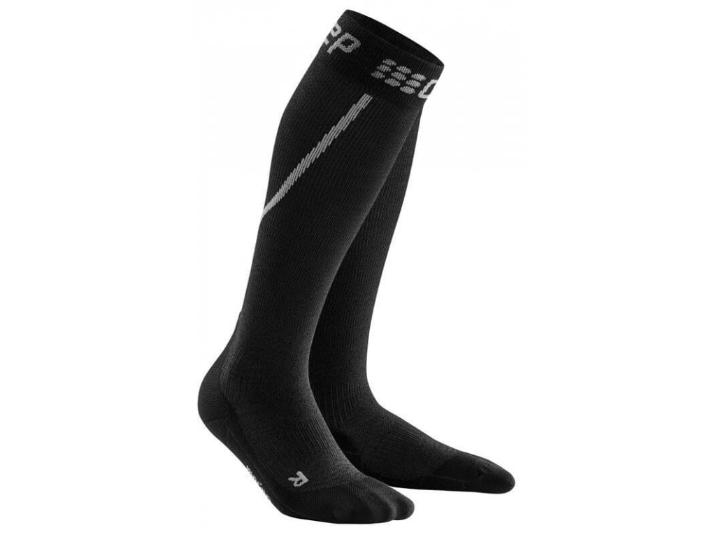 1280x1280 Winter Run Socks grey black WP50TU m WP40TU w pair