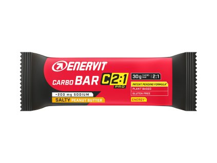 Enervit Carbo Bar C21 slané arašídové máslo se sodíkem energetická tyčinka