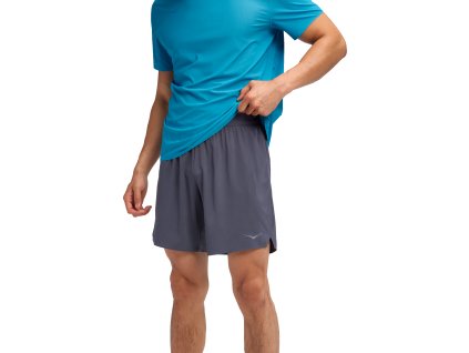 Hoka Glide 7'' Short 2in1 charcoal grey pánské (1)