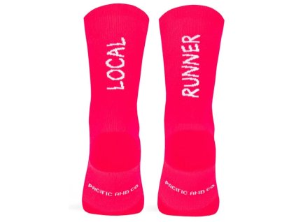 Pacific and CO Performance Socks local coral neon ponožky (1)