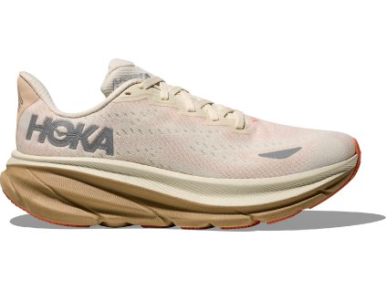 Hoka Clifton 9 GTX 2025 eggshell khaki nepromokavé dámské (1)