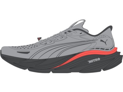Puma Magnify Nitro 3 gray echo red glamour pánské