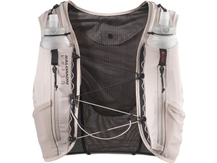 Salomon SLAB Ultra 12 goat black běžecká vesta (4)