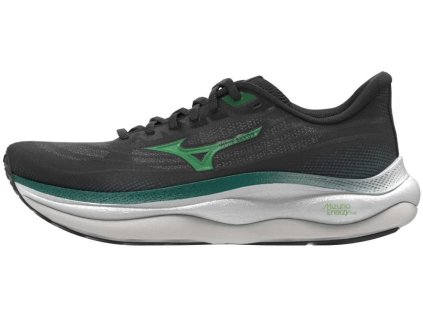 Mizuno Wave Sky 9 black goblin green alpine green pánské (1)