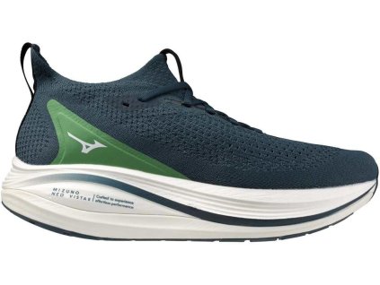 Mizuno Neo Vista 2 reflecting pond white goblin green pánské (4)