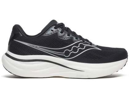 Saucony Ride 19 WIDE black silver pánské