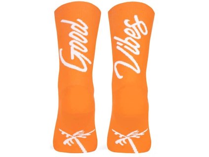 Pacific and CO Performance Socks good vibes orange ponožky