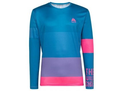 Wild Tee Color Block Pink Longsleeve triko pánské