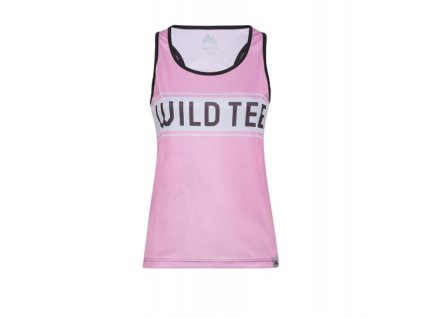 Wild Tee Oldschool pink tílko dámské