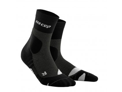 Vysoké outdoorové ponožky MERINO dámské stonegrey/grey II
