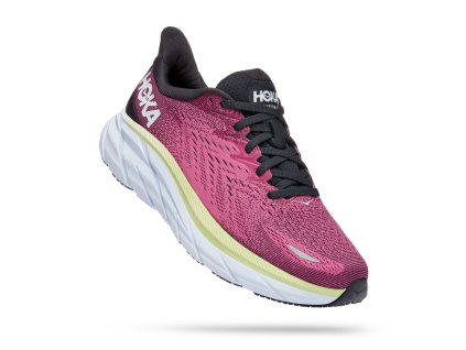 Hoka One One Clifton 8 WIDE blue graphite ibis rose dámské