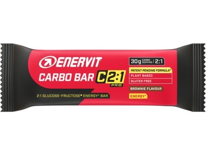 Enervit Carbo Bar C2:1 energetická tyčinka 45 g brownie