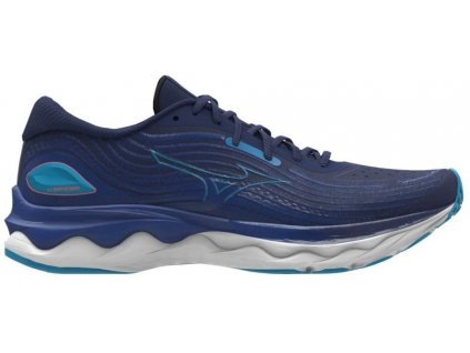 Mizuno Wave Skyrise 4 depths ocean neon flame pánské