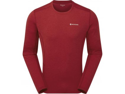 Montane Dart Long Sleeve acer red triko pánské (1)