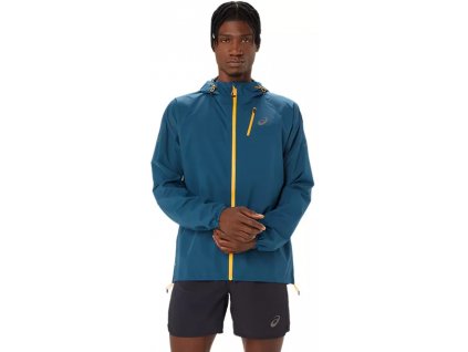 Asics Fujitrail Waterproof Jacket magnetic blue nepromokavá bunda pánská (1)