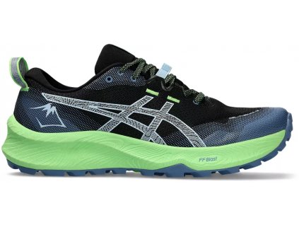 Asics Trabuco 12 black light blue pánské (1)