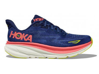 Hoka Clifton 9 evening sky coral dámské