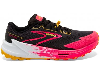 Brooks Catamount 3 Black Diva Pink Lemon Chrome dámské (1)