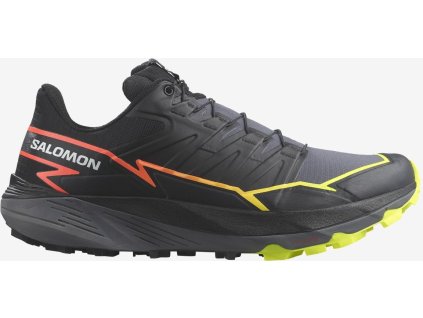 Salomon Thundercross black quiet shade fiery coral pánské (4)