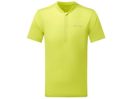 Montane Dart Nano Zip T Shirt citrus spring triko pánské (1)